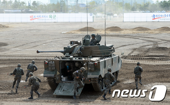 바카라 게임 사이트21 보병전투장갑차. 2016.9.7/뉴스1 ⓒ News1 최현규 기자