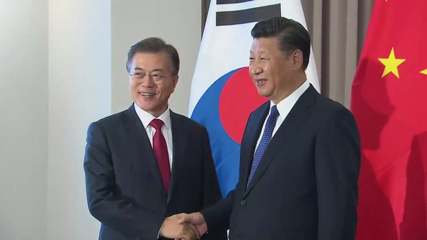 문재인 대통령과 시진핑 주석(사진=청와대)