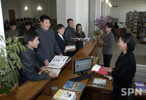 북한, 인민대학습당 창립 40돌 기념보고회 개최