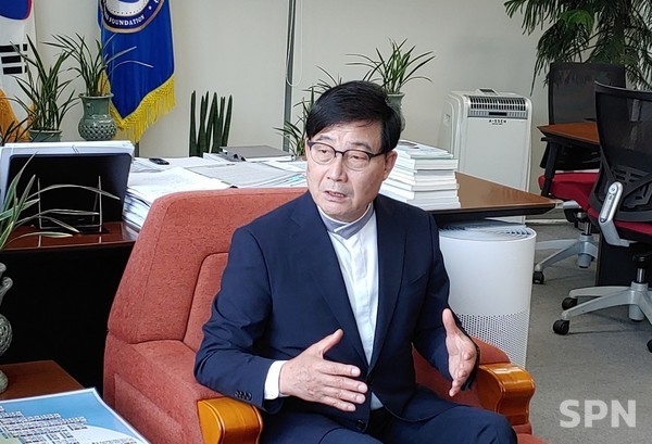 정인성 남북하나카지노 슬롯 머신 이사장(사진=SPN)