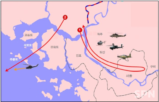 합동참모본부가 지난달 28일 국회에 제출한 북한 우리 카지노 항로(사진=합동참모본부)