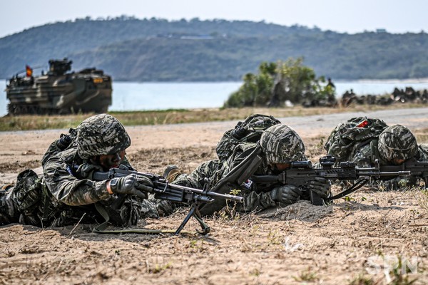 '23년 코브라골드 연합훈련에 참가한 해병대(사진=해병대)