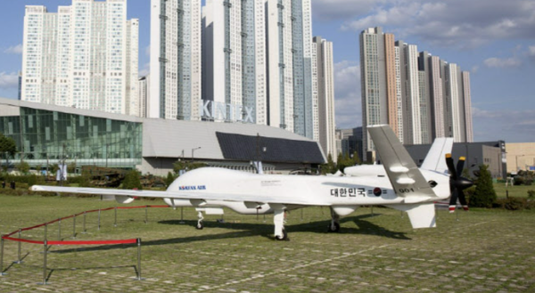 지난 해 일산 킨텍스에서 열린 대한민국 방위산업전(DX KOREA 2022)에서 대한항공이 중고도메이저사이트기 실물을 전시했다. (사진=대한항공 제공)