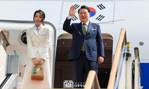 9월 5일 윤석열 대통령 부부는 동아시아국가연합(아세안·ASEAN) 에볼루션 바카라 무료와 주요20개국(G20) 에볼루션 바카라 무료 참석차 인도네시아와 인도를 방문하기 위해 출국했다.(사진=대통령실)