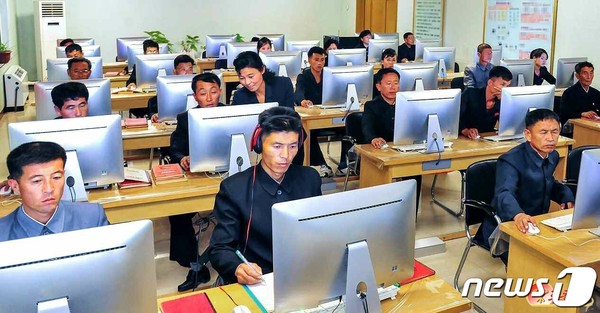 북한 단천체련소의 과학기술보급실(사진=노동신문/뉴스1)