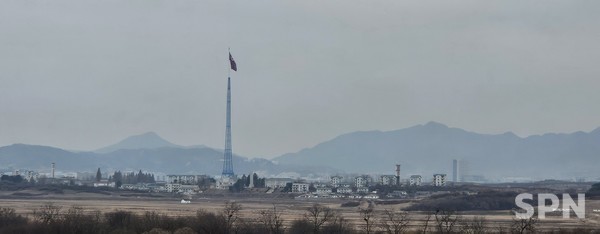 판문점에서 본 개성토토 바카라(사진=SPN)