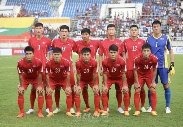 북한 월드컵 선수단(사진=AFC홈페지)