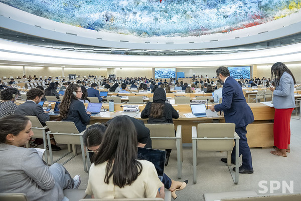 유엔 제네바본부에서 열린 제54차 유엔 인권이사회(사진=UN)