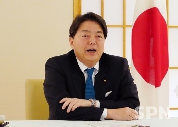 하야시 요시마사 일본 관방장관(사진=일본 외무성)