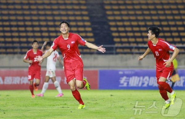 2026년 월드컵 아시아지역 3차예선 진출 자격을 획득한 카지노 슬롯 머신 하는 법 축구 대표팀(사진=노동신문/뉴스1)