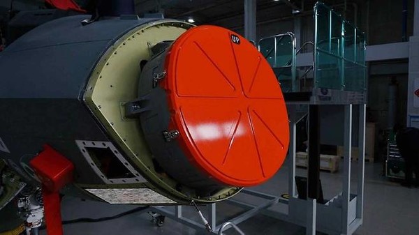 한국형 전투기(KF-21)에 장착된 한화시스템의 AESA 슬롯사이트 소닉 추천. (사진=한화시스텝 제공)