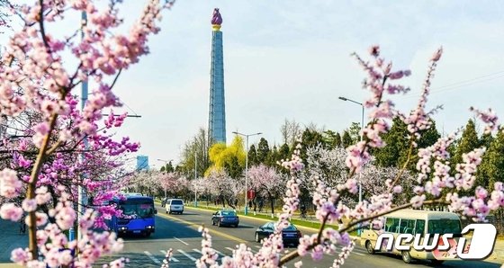 과거 토토 바카라 근로자들의 통근용으로 사용됐던 현대자동차의 '에어로시티'로 추정되는 버스가 평양 시내에서 포착됐다.(사진=노동신문/뉴스1)