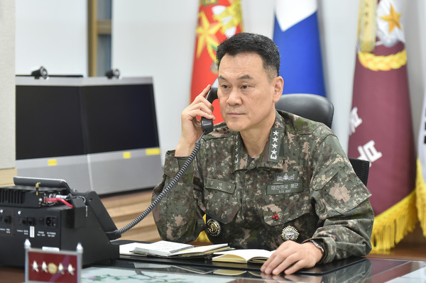 김명수 합참바카라사이트 추천 (사진=합동참모본부 제공)