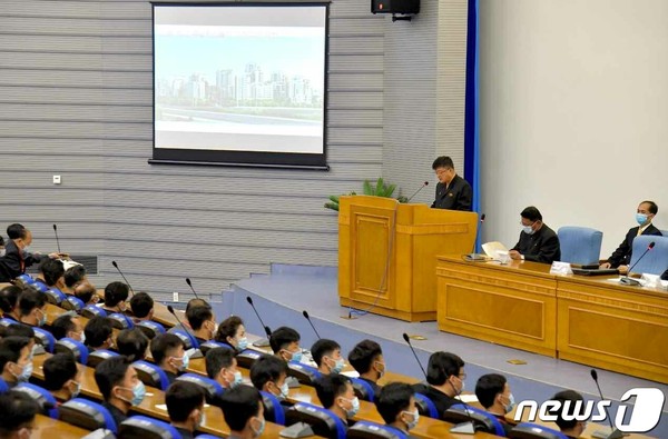 북한 제15차 건축미학한게임 슬롯 머니(사진=노동신문/뉴스1)