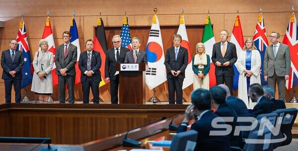 북한의 지속적인 도발에 맞서 2024년 10월 16일 출범한 다국적제재모니터링팀(프라그마틱 슬롯사이트)(사진=외교부)