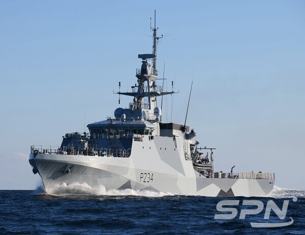 불법 해상 슬롯사이트 보스 감시에 나선 영국 해군 초계함 '스페이'(HMS SPEY)(사진=영국 국방부)