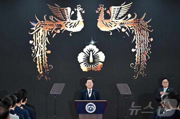 이재명 온라인카지노이 4일 서울 여의도 국회에서 제21대 온라인카지노 취임사를 하고 있다. 2025.6.4/뉴스1 ⓒ News1 국회사진기자단