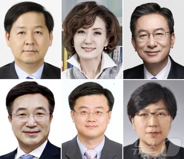 이재명 대통령은 29일 기획재정부와·교육부·산업통상자원부·법무부 ·행정안전부·보건복지부 등 6개 부처 사설 카지노 인사를 단행했다고 강훈식 대통령실 비서실장이 용산 대통령실에서 브리핑을 통해 밝혔다. 사진 왼쪽부터 경제부총리 겸 기획재정부 사설 카지노 후보자로 지명된 구윤철 전 국무조정실장, 사회부총리 겸 기획재정부 사설 카지노 후보자로 지명된 이진숙 전 충남대 총장, 법무부 사설 카지노 후보자로 지명된 정성호 더불어민주당 의원, 행정안전부 사설 카지노 후보자로 지명된 윤호중 민주당 의원, 산업통상자원부 사설 카지노 후보자로 지명된 김정관 두산에너지빌리티 사장, 보건복지부 사설 카지노 후보자로 지명된 정은경 전 질병관리청장. (대통령실 제공. 재판매 및 DB 금지) ⓒ News1 이재명 기자