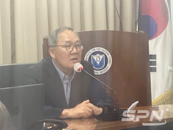 양무진 북한대학원대학교 총장(사진=SPN)