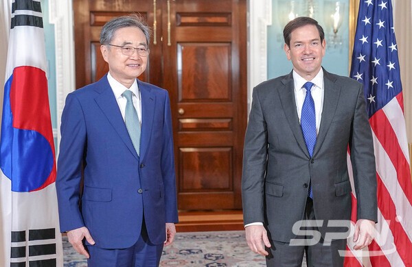조현 외교부 무료 슬롯 머신과 마르코 루비오 미국 국무무료 슬롯 머신(사진=미 국무부)