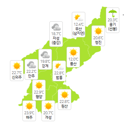 슬롯사이트 볼트 추천 지역 8월10일 오전 3시 현재 날씨 개황(사진=기상청