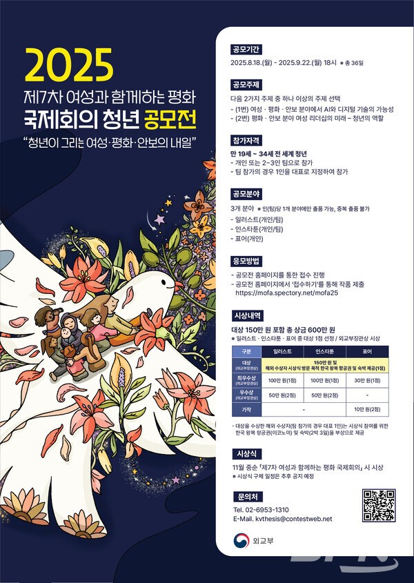 제7차 국제회의 청년 공모전 포스터(사진=슬롯사이트 볼트 메이저)