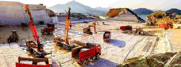 북한 오석산화강석광산(사진=노동신문/뉴스1)