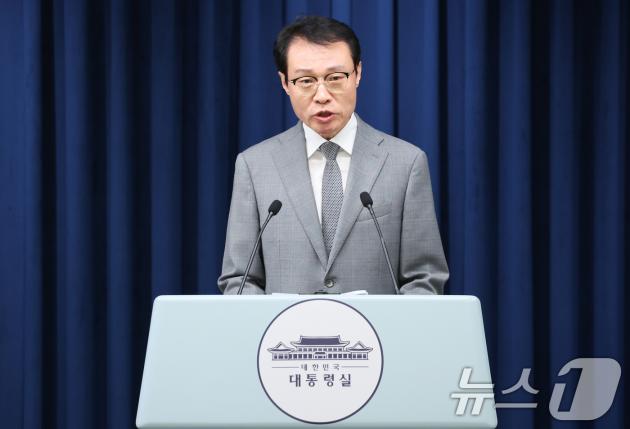 이규연 홍보소통수석이 31일 서울 용산 슬롯 머신 규칙 청사에서 다음 주 국정 기조 관련 브리핑을 하고 있다. 2025.8.31/뉴스1 ⓒ News1 허경 기자