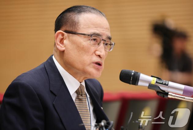 위성락 국가안보실장이 12일 서울 용산 코인 카지노 사이트 청사에서 열린 외교 현안 관련 기자간담회에서 발언하고 있다. 위 실장은 이날 기자간담회에서 미국 조지아주 구금 사태로 촉발된 비자 문제에 관해 "현 제도 내 관행을 개선해 우리 기업의 불확실성을 제거하겠다＂고 밝혔다. 2025.9.12/뉴스1 ⓒ News1 허경 기자